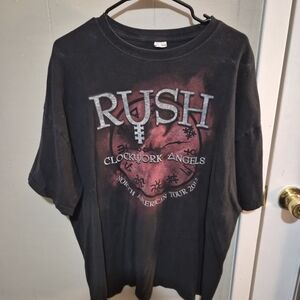 Black and Red Graphic Tee